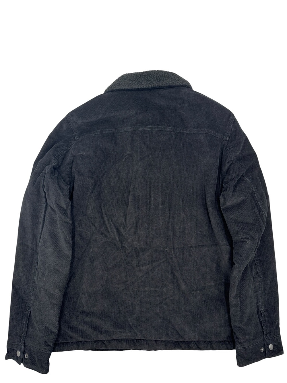 NWT Levi's Men's Black Corduroy Sherpa-Lined Trucker Jacket Size M - Picture 6 of 16